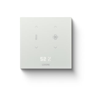 Touch Pure Flex Battery Air Samtweiß – Loxone Art.-Nr. 100863 (Ansicht 3)