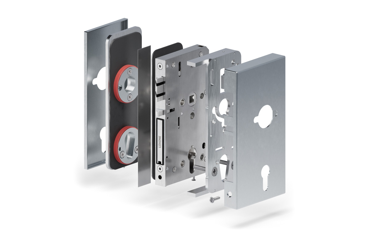 Loxone Door Lock Air Battery for Glass Doors 4 Loxone Door Lock Air Battery for Glass Doors