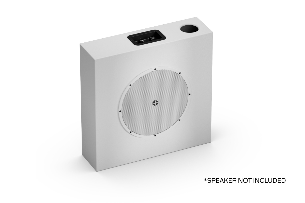 Aufbaubox für 10" Install Speaker Weiß – Loxone Art.-Nr. 610172 (Ansicht 4)