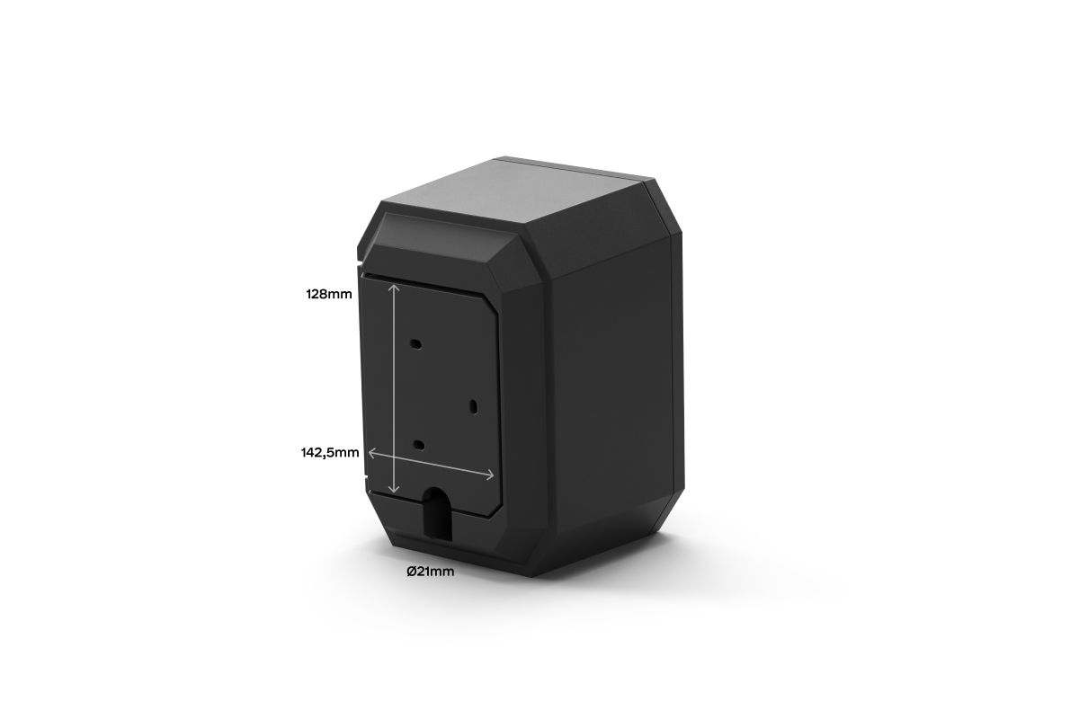 Satellite Speaker IP64 Master Schwarz – Loxone Art.-Nr. 610156 (Ansicht 5)
