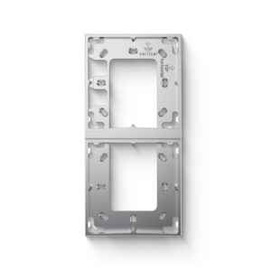 Montagerahmen 2-fach Silber – Loxone Art.-Nr. 100489