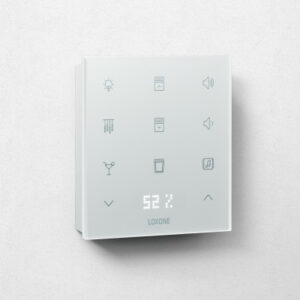 Touch Pure Flex Battery Air Signalweiß – Loxone Art.-Nr. 100509 (Ansicht 4)