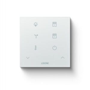 Touch Pure Flex Standard Air Signalweiß Glas – Loxone Art.-Nr. 100542