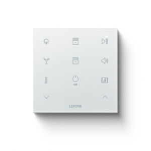 Touch Pure Flex Standard Audio Air Signalweiß Glas – Loxone Art.-Nr. 100546